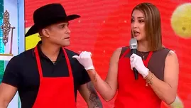 Karla Tarazona lanzó dura indirecta a Christian Domínguez. | Fuente: América Televisión