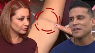Karla Tarazona se hizo un tatuaje sobre su relación con Christian Domínguez