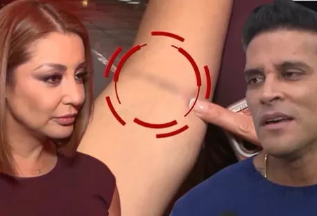 Karla Tarazona se hizo un tatuaje por su relación con Christian Domínguez | Fuente: América Hoy