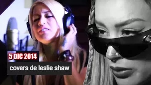 Leslie Shaw jura que nunca hizo covers y sale video de su pasado