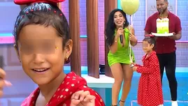 Leysi Suárez se emocionó al presentar a su hija Victoria por primera vez en vivo.