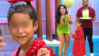 Leysi Suárez se emocionó al presentar a su hija Victoria por primera vez en vivo.