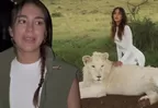 Luana Barrón se defendió de críticas y pide disculpas por posar con leones