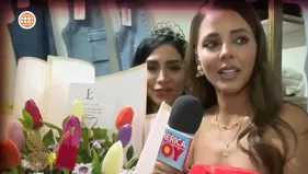 Luciana Fuster: ¿Quién le envió flores en su tienda en Gamarra?