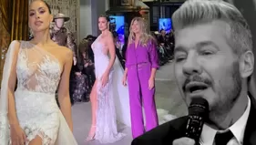 Marcelo Tinelli no acompañó a Milett en Argentina Fashion Week