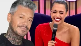 "Marcelo Tinelli" sorprendió en vivo a Milett Figueroa con baile