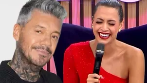 "Marcelo Tinelli" sorprendió en vivo a Milett Figueroa con baile