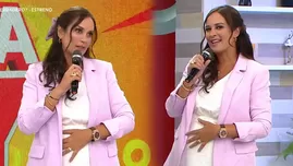 Marina Mora mostró su ‘pancita’ de embarazada en vivo: “Mi mujercita de 6 meses”