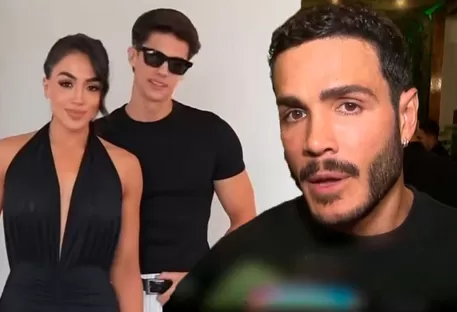 Mario de lejitos con Onelia y Kevin | Composición: Katherine Lozano | Fuente: AméricaTv/Instagram
