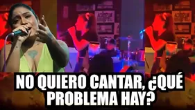 Masiel Málaga arremetió contra su público durante presentación