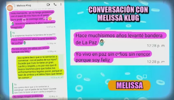 Conversación con Melissa Klug sobre Jefferson Farfán. (Foto: América Hoy)