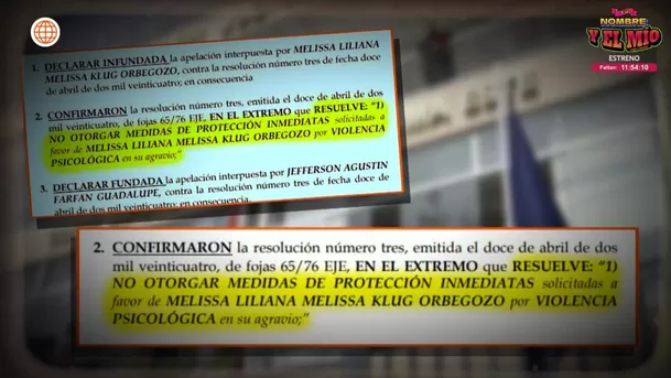 Poder Judicial rechazó medidas de protección a favor de Melissa Klug. (Foto: América Hoy)