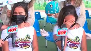 Merly Morello lloró en vivo tras recibir su primera vacuna contra el COVID-19