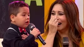 	<p>Myriam Hern&aacute;ndez se emocion&oacute; al escuchar cantar al peque&ntilde;o Dylan &quot;Huele a peligro&quot;</p>