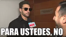 ¿Nicola Porcella llegó con aires de divo? 