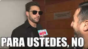 ¿Nicola Porcella llegó con aires de divo? Así reaccionó