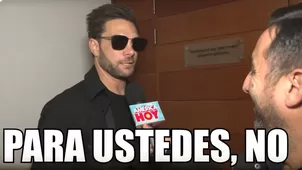 ¿Nicola Porcella llegó con aires de divo? Así reaccionó
