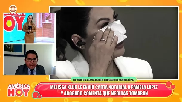 Pamela López no se retractará sobre Melissa Klug y Christian Cueva.