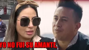 Pamela López le recordó a Christian Cueva: "No fui su amante"