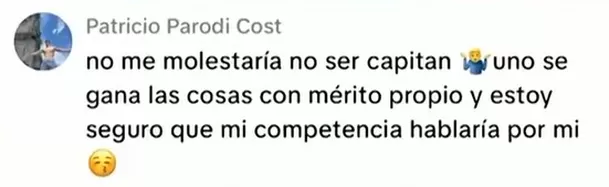 Pato respondiendo en redes sociales