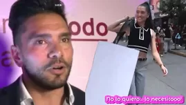 Rafael Cardozo: su novia Evelyn Junco hizo locura de amor en Gamarra.