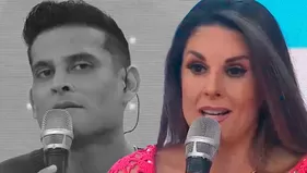 Rebeca Escribens lanzó fuerte calificativo a Christian Domínguez y él reaccionó