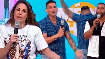Rebeca Escribens troleó a Christian Domínguez y él no lo soportó. | Fuente: América Televisión