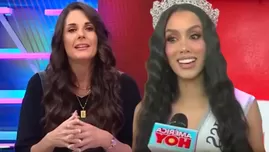 Camila Escribens se emocionó al ver por primera vez a Rebeca Escribens