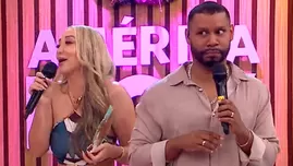 Romina Gachoy cantó sin playback y así reaccionó Edson Dávila.