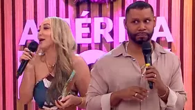 Romina Gachoy cantó sin playback y así reaccionó Edson Dávila