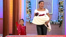 Samahara Lobatón presentó en vivo a sus hijas