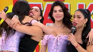 Samantha Batallanos y Leysi Suárez se reconciliaron en vivo