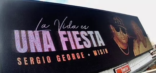 Sergio George y Wisin sin Yahaira Plasencia en la portada de su canción.