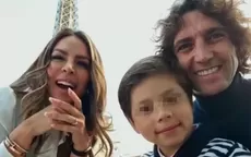 Sheyla Rojas reapareció en vivo con Antonio Pavón y su hijo en París - Noticias de manolo-rojas