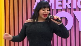 Susy Díaz cantó en vivo y lució su verdadero cabello
