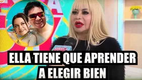 Susy Díaz se reafirmó y no acepta a novio de Flor Polo