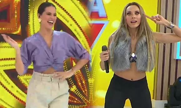 Valeria Piazza intentó abandonar set por pregunta en vivo