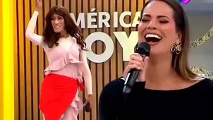 Valeria Piazza quedó impactada al conocer a su doble en vivo