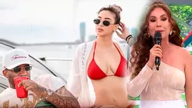 Janet prediciendo sobre boda de Farfán y Xiomy | Composición: Katherine Lozano