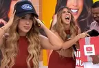 Yahaira Plasencia modeló gorra de Jefferson Farfán en vivo