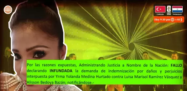 Demanda archivada de Yolanda Medina contra Marisol