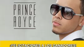 Americlub: Ganadores de las entradas para el concierto de "Prince Royce"