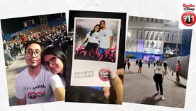 Así disfrutaron los ganadores del concurso "La primera fila" del concierto de Maluma en Argentina