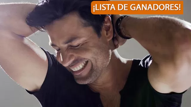 	Lista de ganadores al concierto de Chayanne