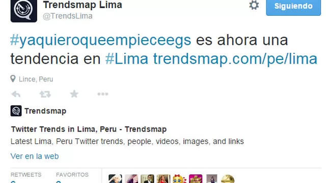 	Fans de El Gran Show convierten hashtag #YaQuieroQueEmpieceEGS en tendencia.