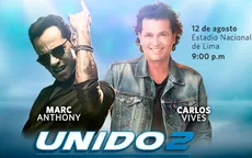 Marc Anthony y Carlos Vives: América tvgo sortea entradas dobles VIP para su concierto - Noticias de tvgo