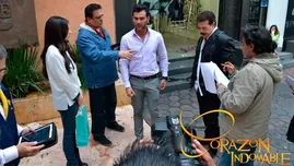 Mire a Maricruz realizando una de las escenas de la novela "Corazón Indomable"