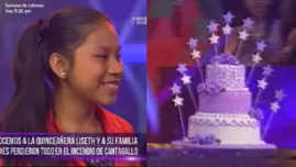 	<p>Liseth y sus amigas recibieron sorpresa por sus 15 años.</p>