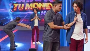 Christian Domínguez enseñó a Mateo Garrido Lecca el paso 'matar el gusano'