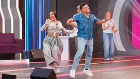 Christian Domínguez sorprendió a Dayanita con divertido baile